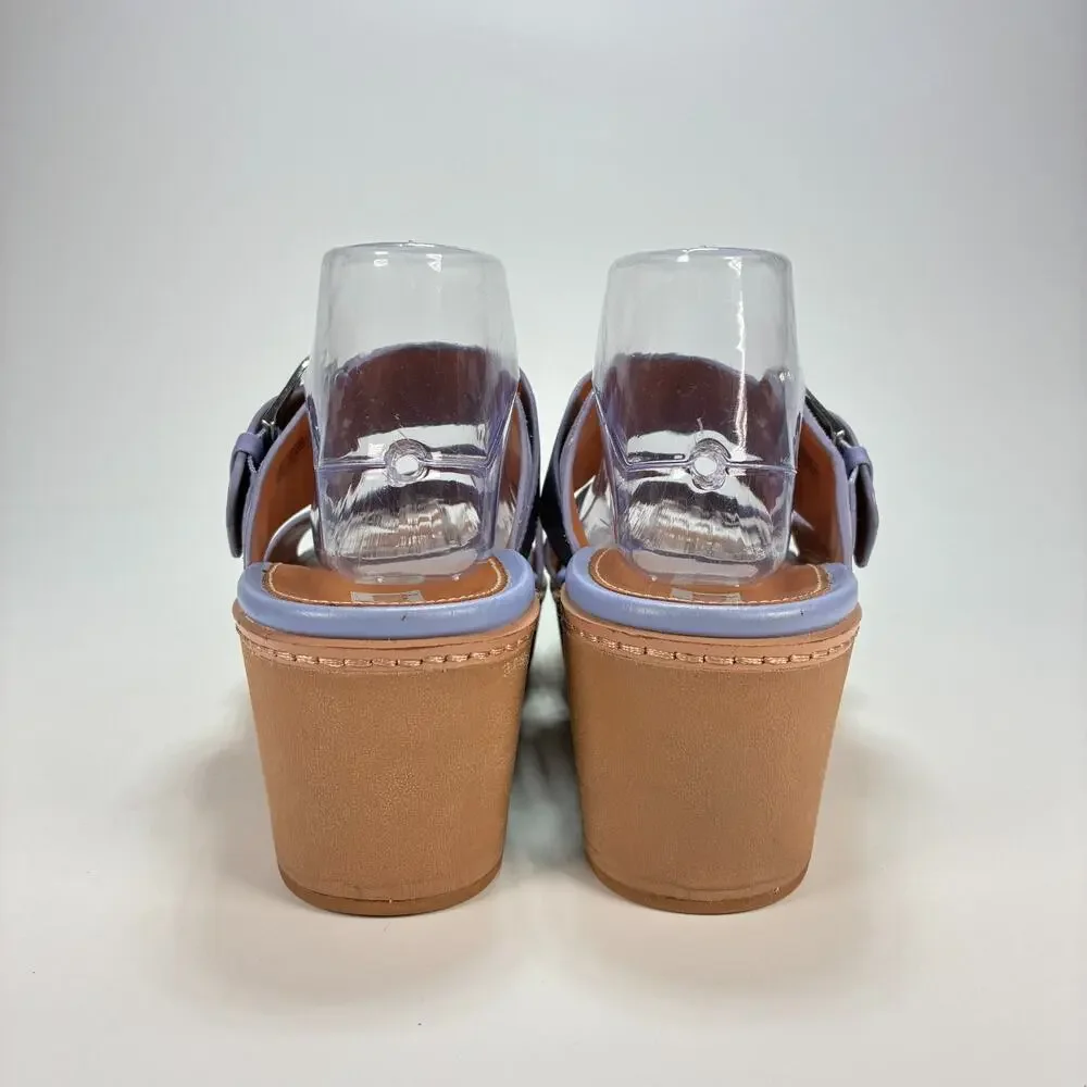 FitFlop Pilar Purple Adjustable Straps Chunky Platform Sandals Women’s Size 9 - Picture 5 of 10